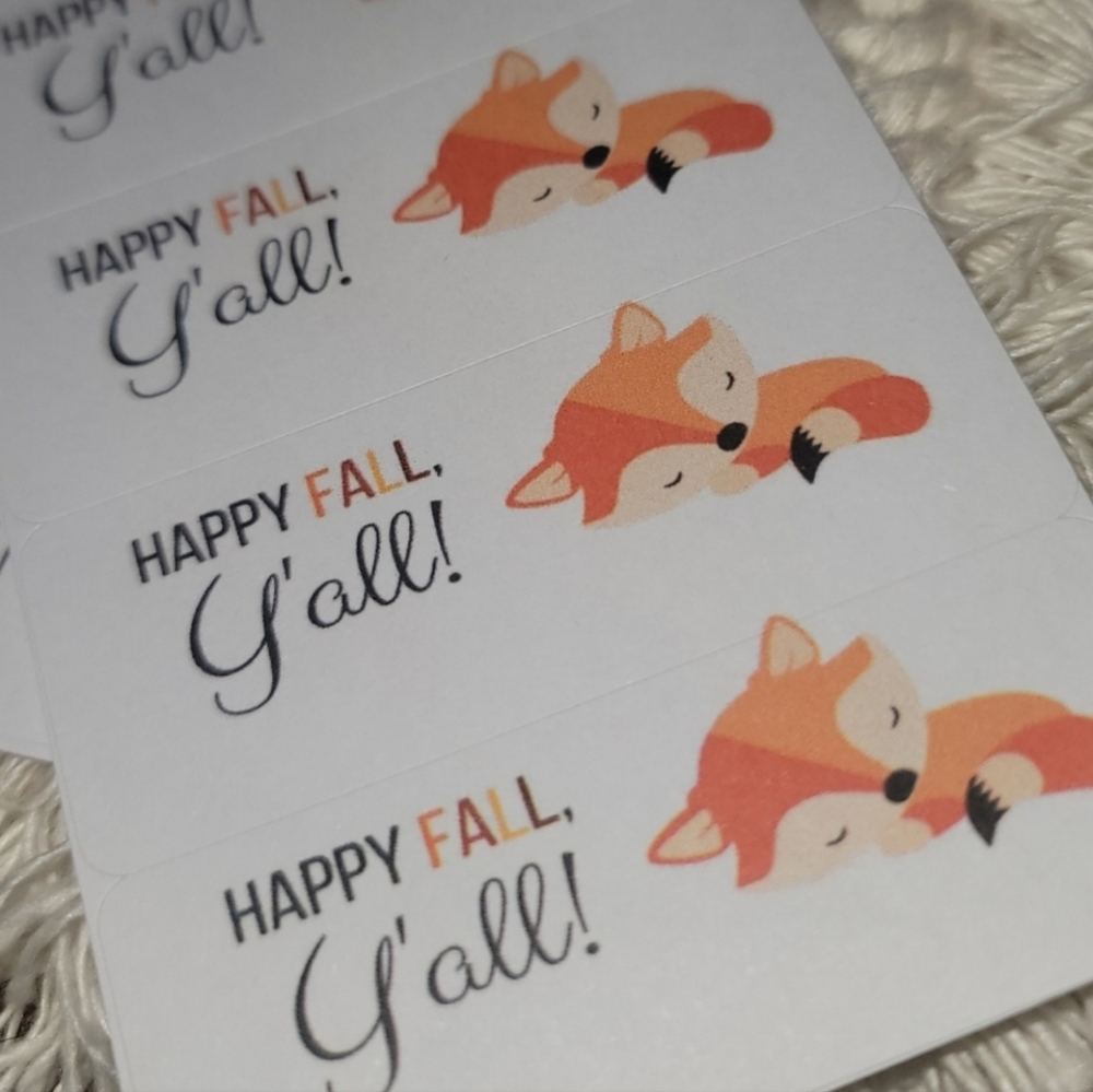 60 Fox Stickers